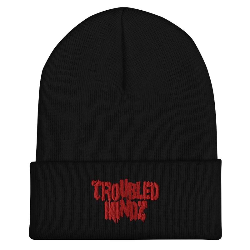 Troubled Mindz Red Logo Beanie